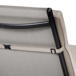 Oviala Matelas Pour Bain De Soleil Lot De 2 Coussins Bain De Soleil Polyester Taupe 186x53x5 Cm -Fauteuils de jardin Soldes Boutique lot de 2 coussins bain de soleil polyester taupe 186x53x5 cm 5