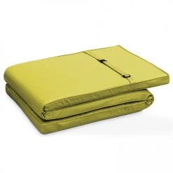 Oviala Matelas Pour Bain De Soleil Lot De 2 Coussins Bain De Soleil Polyester Vert 186x53x5 Cm -Fauteuils de jardin Soldes Boutique lot de 2 coussins bain de soleil polyester vert 186x53x5 cm 3