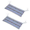 Outsunny Matelas Pour Bain De Soleil Lot De 2 Coussins Matelas Assise Banc Balancelle Canapé 2 Places -Fauteuils de jardin Soldes Boutique lot de 2 coussins matelas assise banc balancelle canape 2 places