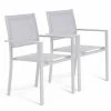 Oviala Lot De 2 Fauteuils De Jardin Aluminium Et Textilène Blanc 1 Oviala Lot De 2 Fauteuils De Jardin Aluminium Et Textilène Blanc -Fauteuils de jardin Soldes Boutique lot de 2 fauteuils de jardin aluminium et textilene blanc
