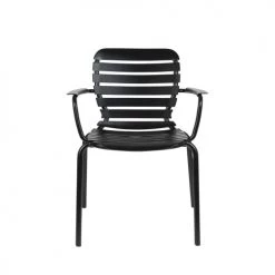 Zuiver Chaises De Jardin Lot De 2 Fauteuils De Jardin En Métal Noir -Fauteuils de jardin Soldes Boutique lot de 2 fauteuils de jardin en metal noir 2