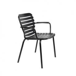 Zuiver Chaises De Jardin Lot De 2 Fauteuils De Jardin En Métal Noir -Fauteuils de jardin Soldes Boutique lot de 2 fauteuils de jardin en metal noir 3