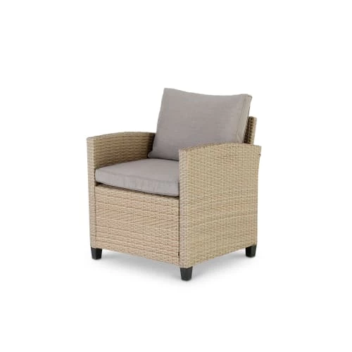 Kerama Fauteuils De Jardin Lot De 2 Fauteuils En Rotin Synthétique Avec Coussins 3 Kerama Fauteuils De Jardin Lot De 2 Fauteuils En Rotin Synthétique Avec Coussins