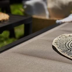 Kerama Bains De Soleil Et Chaises Longues Lot De 2 Grandes Chaises Longues En Aluminium Marron Avec Roulettes -Fauteuils de jardin Soldes Boutique lot de 2 grandes chaises longues en aluminium marron avec roulettes 11