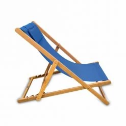 Alice's Garden Bains De Soleil Et Chaises Longues Lot De 2 Transats En Bois D'eucalyptus Fsc Huilé Bleu Nuit -Fauteuils de jardin Soldes Boutique lot de 2 transats en bois d eucalyptus fsc huile bleu nuit 4