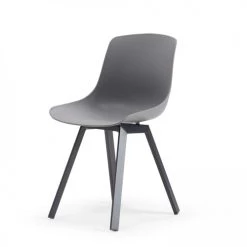 Oviala Chaises De Jardin Lot De 4 Chaises Grise -Fauteuils de jardin Soldes Boutique lot de 4 chaises grise 5