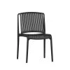 Woood Chaises De Jardin Lot De 4 Chaises Indoor Et Outdoor Noir -Fauteuils de jardin Soldes Boutique lot de 4 chaises indoor et outdoor noir