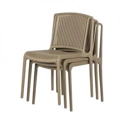 Woood Chaises De Jardin Lot De 4 Chaises Indoor Et Outdoor Vert Kaki -Fauteuils de jardin Soldes Boutique lot de 4 chaises indoor et outdoor vert kaki 5