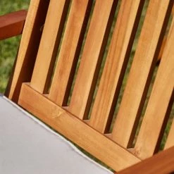 Kerama Lot De 6 Chaises De Jardin Pliante En Bois -Fauteuils de jardin Soldes Boutique lot de 6 chaises de jardin pliante en bois 2