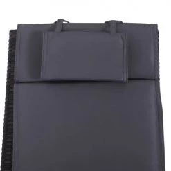 Outsunny Matelas Pour Bain De Soleil Matelas Bain De Soleil Chaise Longue Déhoussable Polyester Gris -Fauteuils de jardin Soldes Boutique matelas bain de soleil chaise longue dehoussable polyester gris 4