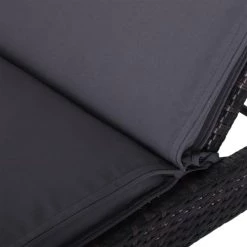 Outsunny Matelas Pour Bain De Soleil Matelas Bain De Soleil Chaise Longue Déhoussable Polyester Gris -Fauteuils de jardin Soldes Boutique matelas bain de soleil chaise longue dehoussable polyester gris 5
