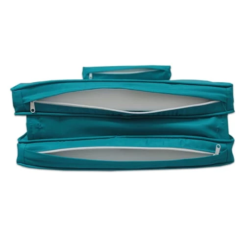 TECK’Attitude Matelas Pour Bain De Soleil Matelas Bleu Canard Pour Chaise Longue 5 TECK’Attitude Matelas Pour Bain De Soleil Matelas Bleu Canard Pour Chaise Longue – Image 3