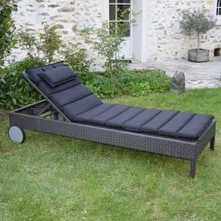 TECK’Attitude Matelas Pour Bain De Soleil Matelas Noir Pour Bain De Soleil -Fauteuils de jardin Soldes Boutique matelas noir pour bain de soleil 2