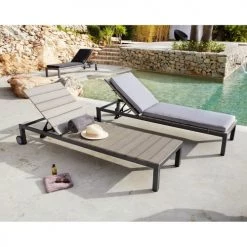 Maisons Du Monde Matelas Pour Bain De Soleil Noir -Fauteuils de jardin Soldes Boutique matelas pour bain de soleil noir 1000 5 9 130922 4