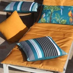Home Maison Matelas Pour Bain De Soleil Matelas Pour Palette En Fibre Synthétique Jaune 60x80 -Fauteuils de jardin Soldes Boutique matelas pour palette en fibre synthetique jaune 60x80 4