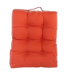Home Maison Matelas Pour Bain De Soleil Matelas Pour Palette En Fibre Synthétique Jaune 60x80 -Fauteuils de jardin Soldes Boutique matelas pour palette en fibre synthetique orange 60x80 3