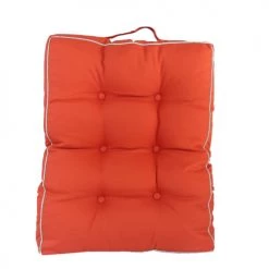 Home Maison Matelas Pour Bain De Soleil Matelas Pour Palette En Fibre Synthétique Orange 60x80