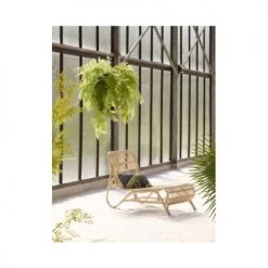 Pomax Bains De Soleil Et Chaises Longues Méridienne En Rotin Naturel -Fauteuils de jardin Soldes Boutique meridienne en rotin naturel 1