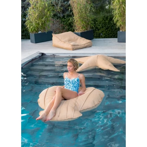 MX HOME Fauteuils De Jardin Pouf Coquillage Extérieur Flottant Effet Raphia 4 MX HOME Fauteuils De Jardin Pouf Coquillage Extérieur Flottant Effet Raphia – Image 2