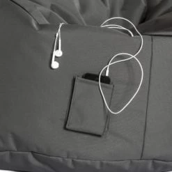 Sitting Point Poufs De Jardin Pouf D'extérieur Anthracite Avec Dossier 95x65x90 Cm -Fauteuils de jardin Soldes Boutique pouf d exterieur anthracite avec dossier 95x65x90 cm 3