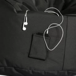 Sitting Point Poufs De Jardin Pouf D'extérieur Noir Avec Dossier 95x65x90 Cm -Fauteuils de jardin Soldes Boutique pouf d exterieur noir avec dossier 95x65x90 cm 3