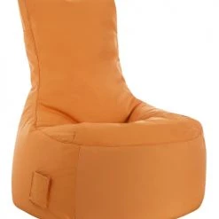 Sitting Point Poufs De Jardin Pouf D'extérieur Orange Avec Dossier 95x65x90 Cm