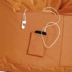 Sitting Point Poufs De Jardin Pouf D'extérieur Orange Avec Dossier 95x65x90 Cm -Fauteuils de jardin Soldes Boutique pouf d exterieur orange avec dossier 95x65x90 cm 3