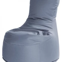 Sitting Point Poufs De Jardin Pouf D'extérieur Qualité Supérieure Dralon Déhoussable Bleu 95x65x90cm