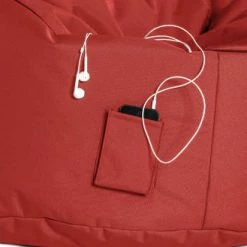 Sitting Point Poufs De Jardin Pouf D'extérieur Rouge Avec Dossier 95x65x90 Cm -Fauteuils de jardin Soldes Boutique pouf d exterieur rouge avec dossier 95x65x90 cm 3