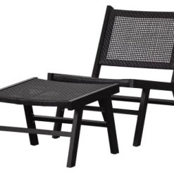 Woood Fauteuils De Jardin Pouf De Jardin En Aluminium Noir - Lot De 2 -Fauteuils de jardin Soldes Boutique pouf de jardin en aluminium noir lot de 2 5