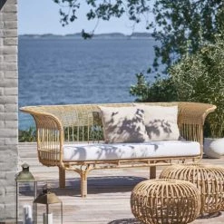 Sika Design Poufs De Jardin Pouf En Aluminium Et Fibre Synthétique Aspect Rotin D55cm -Fauteuils de jardin Soldes Boutique pouf en aluminium et fibre synthetique aspect rotin d55cm 3