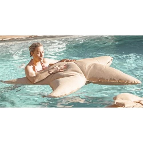 MX HOME Fauteuils De Jardin Pouf étoile De Mer Extérieur Flottant Effet Raphia 5 MX HOME Fauteuils De Jardin Pouf étoile De Mer Extérieur Flottant Effet Raphia – Image 3