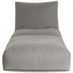 Sitting Point Poufs De Jardin Pouf Extérieur Super Qualité Dralon Gris, Dossier Dépliable 90x70x80cm -Fauteuils de jardin Soldes Boutique pouf exterieur super qualite dralon gris dossier depliable 90x70x80cm 3