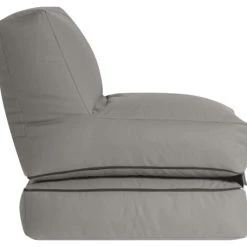 Sitting Point Poufs De Jardin Pouf Extérieur Super Qualité Dralon Gris, Dossier Dépliable 90x70x80cm -Fauteuils de jardin Soldes Boutique pouf exterieur super qualite dralon gris dossier depliable 90x70x80cm 4