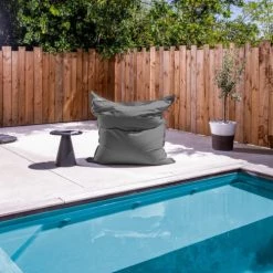 Bleu Câlin Fauteuils De Jardin Pouf Géant D'éxterieur En Tissu Déhoussable Anthracite 130x165cm -Fauteuils de jardin Soldes Boutique pouf geant d exterieur en tissu dehoussable anthracite 130x165cm 2
