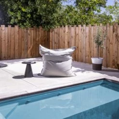 Bleu Câlin Fauteuils De Jardin Pouf Géant D'éxterieur En Tissu Déhoussable Gris Perle 130x165cm -Fauteuils de jardin Soldes Boutique pouf geant d exterieur en tissu dehoussable gris perle 130x165cm 2