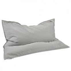 Bleu Câlin Fauteuils De Jardin Pouf Géant D'éxterieur En Tissu Déhoussable Gris Perle 130x165cm -Fauteuils de jardin Soldes Boutique pouf geant d exterieur en tissu dehoussable gris perle 130x165cm 4