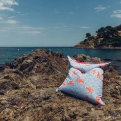 Jumbo Bag Poufs De Jardin Pouf Géant D'extérieur En Tissu Imprimé Lobster -Fauteuils de jardin Soldes Boutique pouf geant d exterieur en tissu imprime lobster 2
