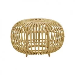 Sika Design Poufs De Jardin Pouf Ottoman En Rotin By Franco Albini D65cm
