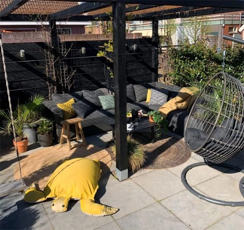 MX HOME Fauteuils De Jardin Pouf Tortue Extérieur Flottant Jaune Et Gris 6 MX HOME Fauteuils De Jardin Pouf Tortue Extérieur Flottant Jaune Et Gris – Image 4