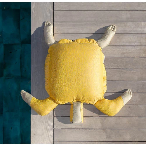 MX HOME Fauteuils De Jardin Pouf Tortue Extérieur Flottant Jaune Et Gris 7 MX HOME Fauteuils De Jardin Pouf Tortue Extérieur Flottant Jaune Et Gris – Image 5