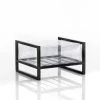 Mojow Fauteuils De Jardin Pouf Tpu Transparent Cadre En Aluminium -Fauteuils de jardin Soldes Boutique pouf tpu transparent cadre en aluminium