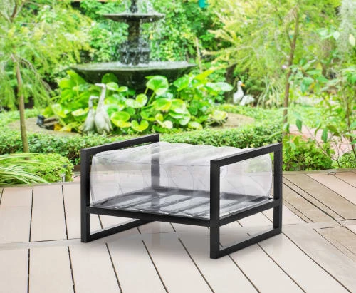 Mojow Fauteuils De Jardin Pouf Tpu Transparent Cadre En Aluminium 7 Mojow Fauteuils De Jardin Pouf Tpu Transparent Cadre En Aluminium – Image 5