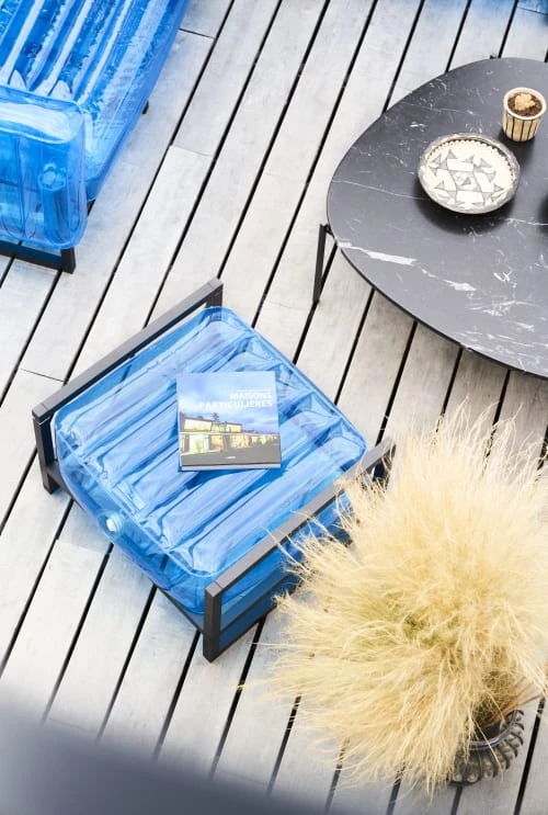 Mojow Fauteuils De Jardin Pouf Tpu Vert Cadre En Aluminium 5 Mojow Fauteuils De Jardin Pouf Tpu Vert Cadre En Aluminium – Image 3