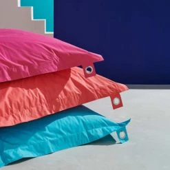 Oviala Poufs De Jardin Pouf XXL Imperméable Coussin Géant Rose -Fauteuils de jardin Soldes Boutique pouf xxl impermeable coussin geant rose 5