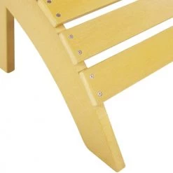 Beliani Fauteuils De Jardin Repose-pied Jaune -Fauteuils de jardin Soldes Boutique repose pied jaune 2