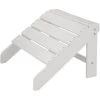 Tectake Fauteuils De Jardin Repose-pieds Blanc -Fauteuils de jardin Soldes Boutique repose pieds blanc