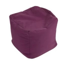 Jumbo Bag Poufs De Jardin Repose Pieds D'extérieur En Tissu Rouge -Fauteuils de jardin Soldes Boutique repose pieds d exterieur en tissu aubergine 8