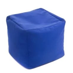 Jumbo Bag Poufs De Jardin Repose Pieds D'extérieur En Tissu Rouge -Fauteuils de jardin Soldes Boutique repose pieds d exterieur en tissu bleu 5