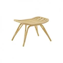 Sika Design Fauteuils De Jardin Repose-pieds En Aluminium Et Fibre Synthétique Aspect Rotin